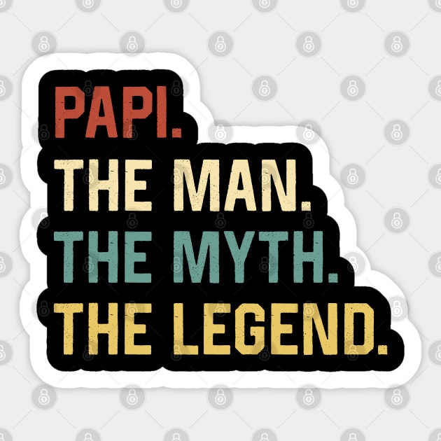 Fathers Day Shirt The Man Myth Legend Papi Papa Gift Sticker by Marang